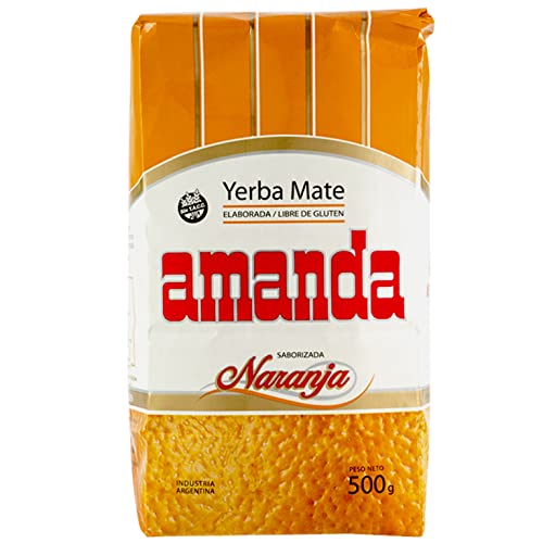 Amanda Yerba Mate Tee Naranja 0.5kg | Mate Tee aus Argentinien | Detox und Energie Getränk von Yerbee