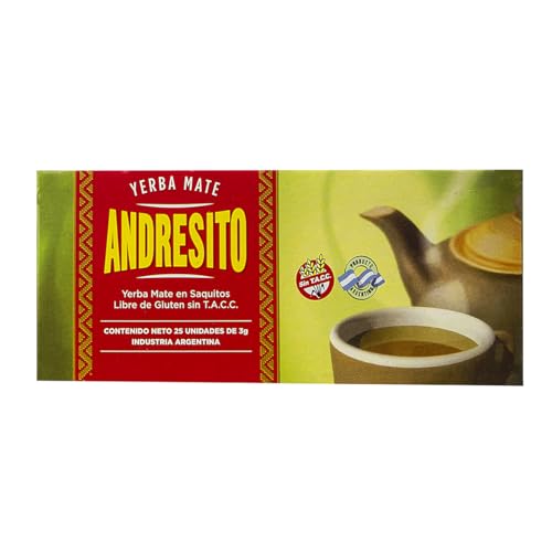 Andresito Cocido Teebeutel 25x3g | Yerba Mate aus Argentinien | Tradicional Teebeutel von Yerbee