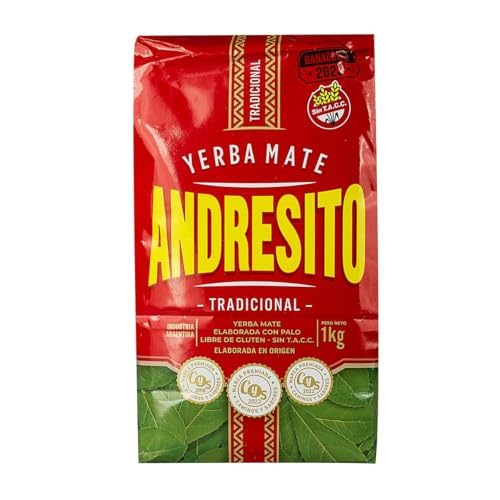 Andresito Tradicional 1000g | Yerba Mate aus Argentinien | Loser Tee mit Stängeln von Yerbee