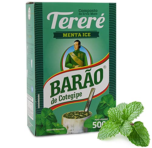 Barao Yerba Mate Tereré Minzeis 0.5kg Mate Tee aus Brasilien | Barao Erva-Mate Tereré Menta Ice 0.5kg Brasil von Yerbee