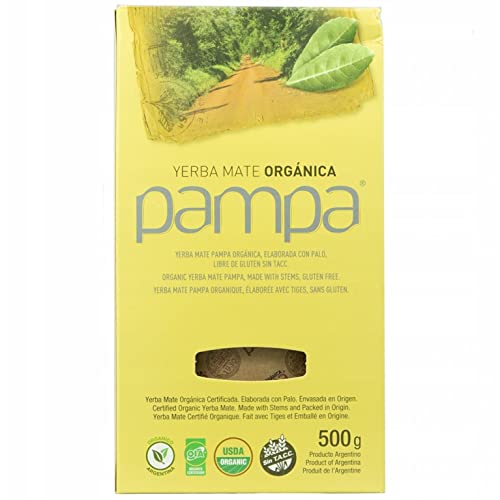 Pampa Yerba Mate Tee Bio 500 g | Organic Mate Tee aus Argentinien | Detox und Energie Getränk von Yerbee