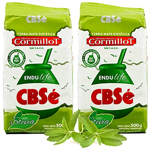 Yerba Mate Tee CBSé Endulife 1 kg (0.5 kg x 2) aus Argentinien | Detox und Energie Getränk von Yerbee