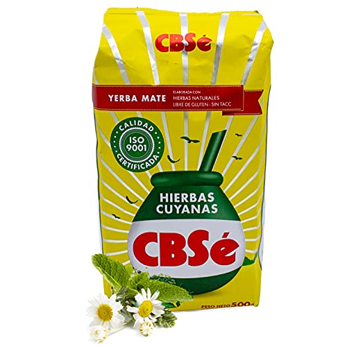 Yerba Mate Tee CBSé Hierbas Cuyanas 0.5 kg aus Argentinien | Detox und Energie Getränk von Yerbee