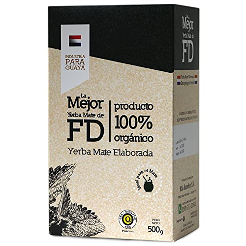 Yerba Mate Tee Fede Rico La Mejor 0.5 kg | Mate Tee aus Paraguay | Detox und Energie Getränk von Yerbee