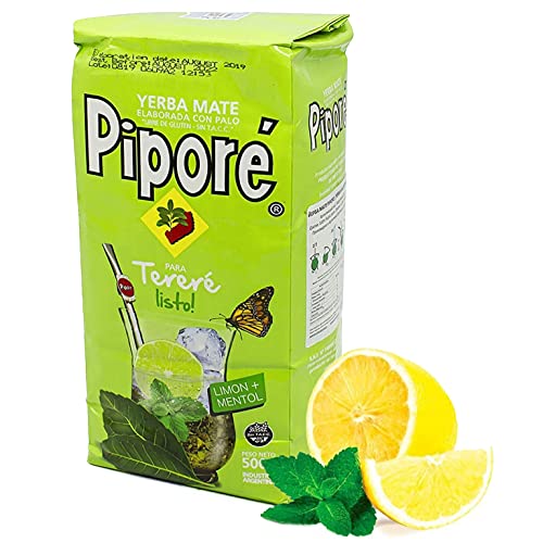 Yerba Mate Tee Pipore Limon Minze 0.5 kg aus Argentinien | Detox und Energie Getränk von Yerbee