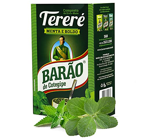 Yerba Mate Tereré Barão Minze & Boldo 0.5kg Mate Tee aus Brasilien | Erva-Mate Tereré Barão Menta & Boldo 0.5kg Brasil von Yerbee