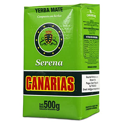 Canarias Yerba Mate Tee Serena 500g + Geschenk Probe (40g):Reich an Antioxidantien und Vitaminen, beschleunigt den Stoffwechsel, zuckerfrei | Uruguay von Yerbox