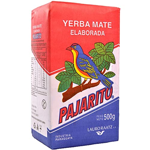 Pajarito Yerba Mate Tee Tradicional 500g + Geschenk Probe (40g): Reich an Antioxidantien und Vitaminen, beschleunigt den Stoffwechsel, zuckerfrei | Paraguay von Yerbox