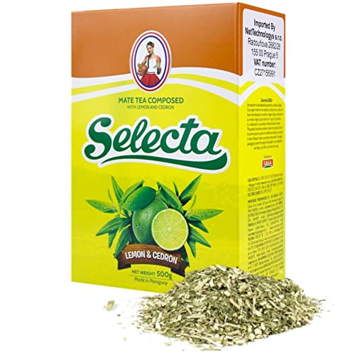 Selecta Yerba Mate Tee Limon Cedron 0.5 kg + Geschenk Probe (40g): Reich an Antioxidantien und Vitaminen, beschleunigt den Stoffwechsel, zuckerfrei | Paraguay von Yerbox