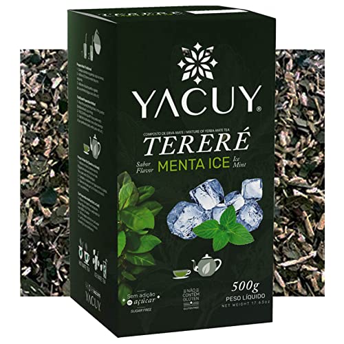 🌿 Yacuy Yerba Mate Tee Eisminze 0.5 kg + Geschenk Probe (40g): 🧉Reich an Antioxidantien, Vitaminen, beschleunigt den Stoffwechsel, zuckerfrei | Brasilien 🇧🇷 von Yerbox