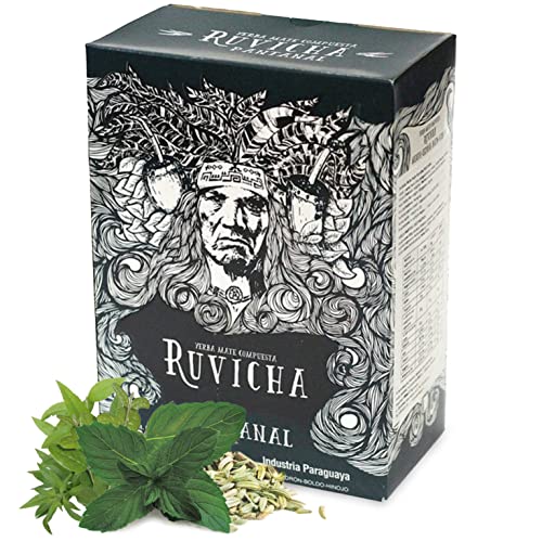 🌿 Yerba Mate Tee Ruvicha Pantanal 0.5 kg + Geschenk Probe (40g): 🧉Reich an Antioxidantien und Vitaminen, beschleunigt den Stoffwechsel, zuckerfrei | Paraguay 🇵🇾 von Yerbox