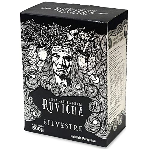 🌿 Yerba Mate Tee Ruvicha Silvestre 0.5 kg + Geschenk Probe (40g): 🧉Reich an Antioxidantien und Vitaminen, beschleunigt den Stoffwechsel, zuckerfrei | Paraguay 🇵🇾 von Yerbox