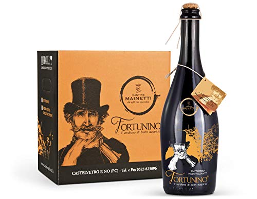 Cantine Mainetti - Fortunino Red D.O.C. Sparkling (Grape of Bonarda and Barbera) - 6 Bottles von YesEatIs