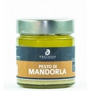 MANDELN PESTO JAR 90 gr. - Pack 2 Stück - Italienisch Handwerkliches Produkt von YesEatIs