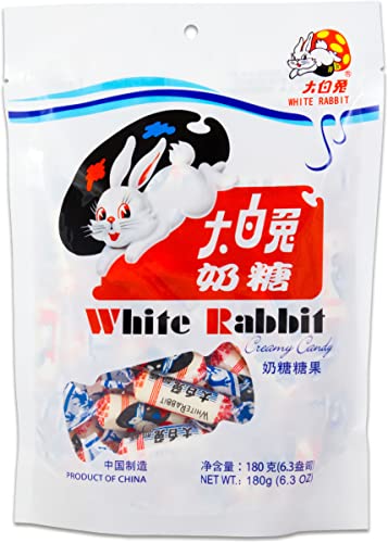 White Rabbit Candy Kaubonbons 180g | Creamy Candy Bonbons | Original aus China von yoaxia