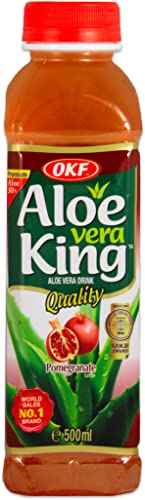 yoaxia ® - [ 500ml ] Aloe Vera King Getränk GRANATAPFEL Geschmack / Aloe Vera Drink inkl. €0,25 Einwegpfand von yoaxia