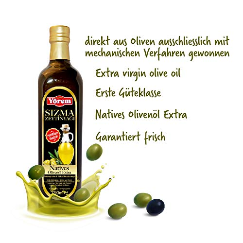 Premium Natives Olivenoil Extra Yörem Sızma Zeytinyağı 750ml von Yörem