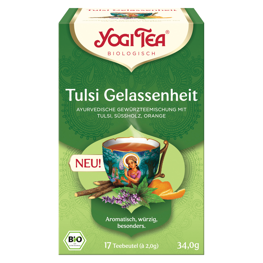 Bio Kräutertee Tulsi Gelassenheit von Yogi Tea