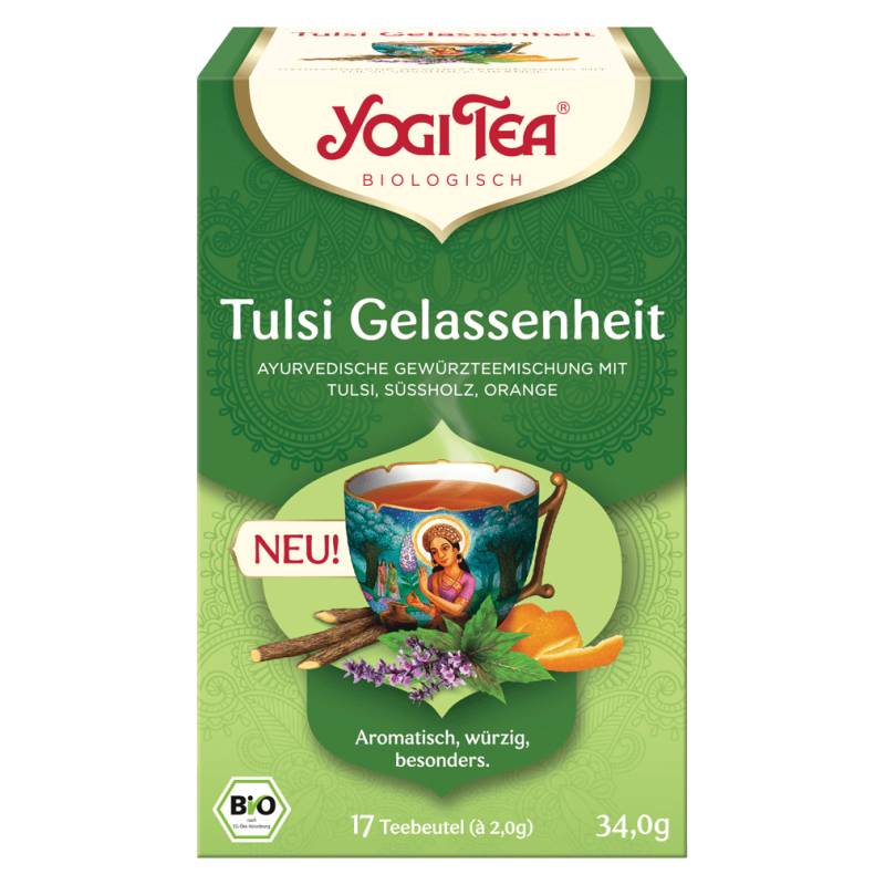 Bio Kräutertee Tulsi Gelassenheit von Yogi Tea