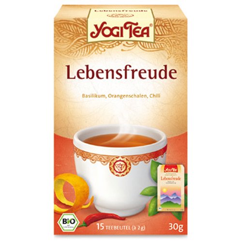 YOGI TEA Lebensfreude-Tee im Beutel (30 g) - Bio von Yogi Tea