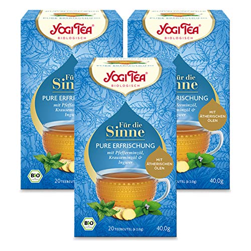 Yogi Tea Bio F?r die Sinne Pure Erfrischung (3 x 20 Btl) von Yogi Tea