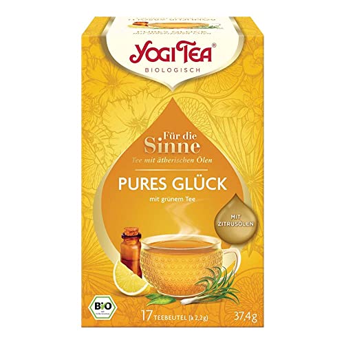 Yogi Tea Für die Sinne, Pures Glück, 17 Beutel, 37,4g, 2er Pack von Yogi Tea