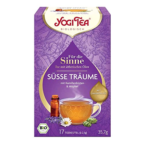 Yogi Tea Für die Sinne, Süße Träume, 17 Beutel, 35,7g, 2er Pack von Yogi Tea