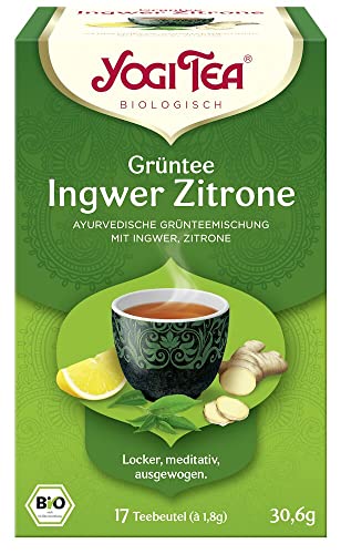 Yogi Tea Grüntee Ingwer Zitrone Bio (6 x 30,60 gr) von Yogi Tea