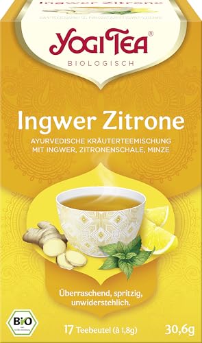 Yogi Tea Ingwer Zitrone Tee Bio (1 x 30,6 g) von Yogi Tea