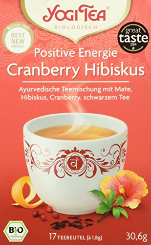 Yogi Tea Positive Energie Cranberrie Hibiskus, 3er Pack (3 x 31 g) von Yogi Tea