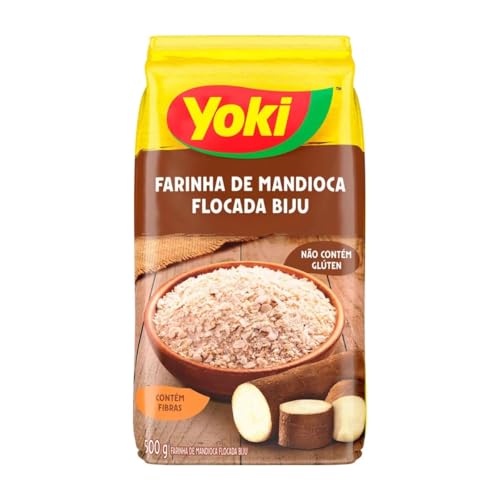 YOKI Maniokmehl-Flocken - Farinha de Mandioca Flocada Biju Biju-Mehl 500g von Yoki