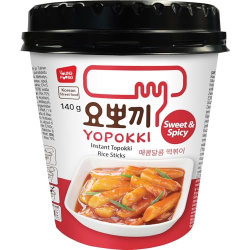 YOPOKKI - Instant Topokki Süß & Würzig - 1 X 140 GR von Yopokki