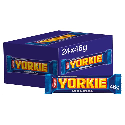 Nestlé Nestle YORKIE Milk Volle Schachtel mit 24 x 46 g Riegeln Original von Yorkie