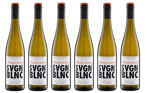 6x 0,75l - 2023er - Young Poets - Always Sunny Sauvignon Blanc - Qualitätswein Pfalz - Deutschland - Weißwein trocken von Young Poets