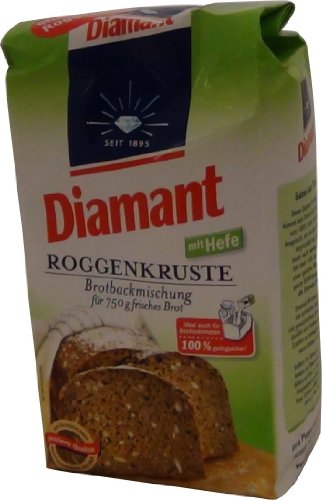 Diamant Roggenkruste Brotbackmischung 500g von Yulo