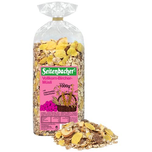 Seitenbacher Vollkorn Bircher Müsli, 3er Pack (3 x 1 kg) von Yulo