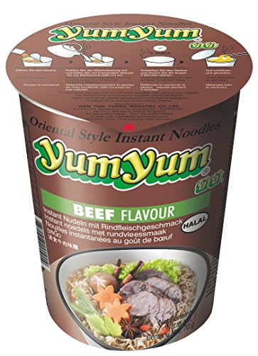 Cup Nudeln mit Beef / Rindgeschmack - yumyum 70g von Yum Yum