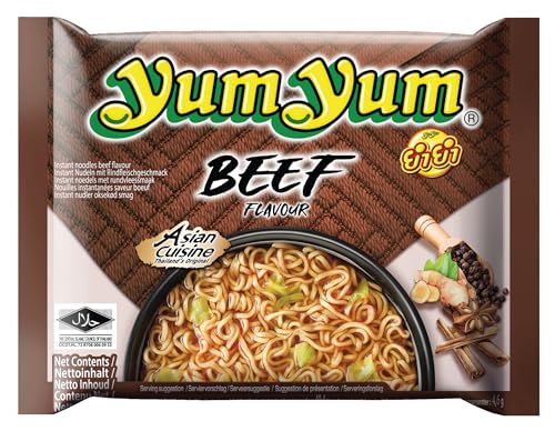 Yum Yum Instantnudeln, Rind, 30er Pack (30 x 60 g) von Yum Yum