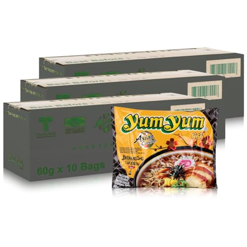 Yum Yum Instantnudeln Japanese Chicken, 30er Pack, 30 x 60 g von Yum Yum