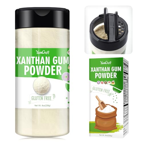 Xanthan Gum Pulver -226g NatüRliches Xanthan Gum Pulver Eignet Sich zum Verdicken und Stabilisieren Von Eis, Suppe und Sauce Ist Vegan, Glutenfrei Und Nicht Gvo Lebensmittel von YumCraft