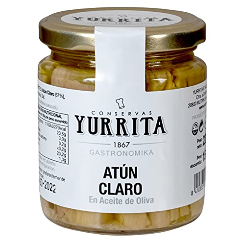 Yurrita Gourmet, Gelbflossen-Thunfisch eingelegt in Olivenöl, Im Glas, aus Spanien 225 g von Zeelec