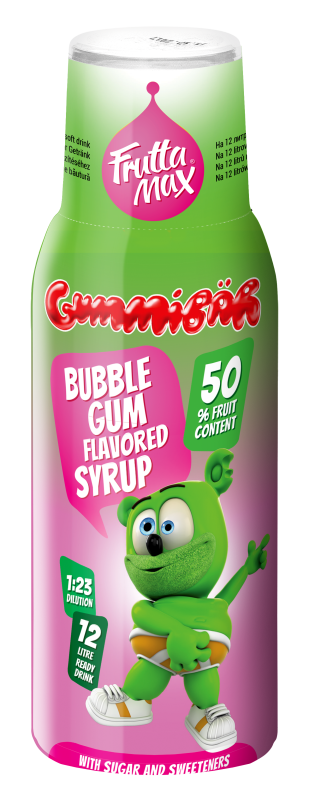 Gummibär, Sirup mit Kaugummigeschmack Geschmack 500ml von Yuva Kft. – Fruttamax