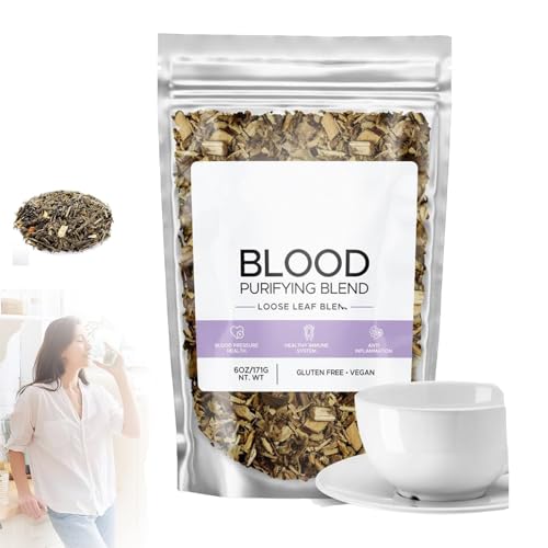 ZANWANXIN Blood Purifying Blend Tea, Organic Blood Purifying Blend Tea, Health Liver and Kidney Care Tea All Natural Ingredients, For Men Women (1 bag) von ZANWANXIN