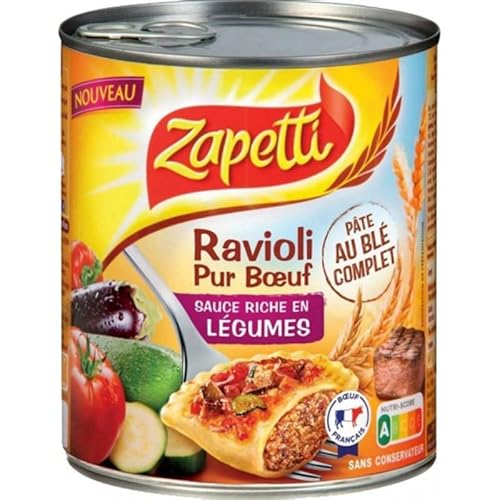 ZAPETTI Reines Rindfleisch Ravioli In BLA © Gesamt und La © Gumes Du Soleil 800G von ZAPETTI