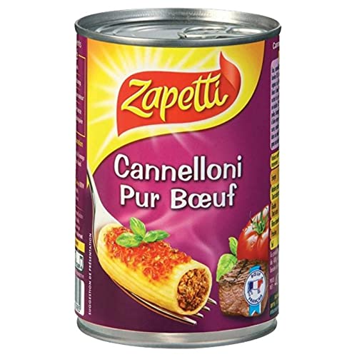 Zapetti Reines Beef Cannelloni 400G (6er-Set) von ZAPETTI