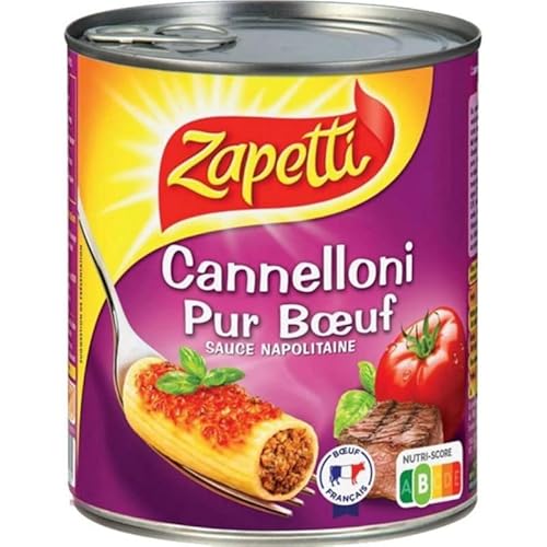 Zapetti Reines Beef Cannelloni neapolitanischen Sauce 800G (6er-Set) von ZAPETTI