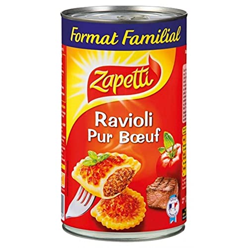 Zapetti Reines Rindfleisch Ravioli 1,2Kg (6er-Set) von ZAPETTI