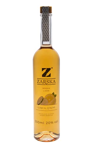 ZARSKA Gurke & Zitrone Wodka-Likör 20% vol. 500 ml von ZARSKA