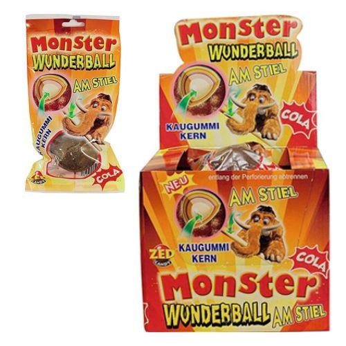 Monster Wunderball am Stiel Cola 15St. 1,2kg von ZED Candy