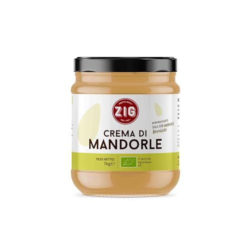 ZIG Bio Mandelcreme - nur eine Zutat, 100% Mandeln 1kg von ZENONE IOZZINO